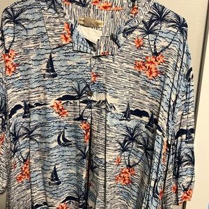 3XLT Floral Shirt